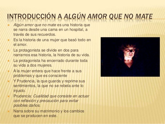 algun amor que no mate